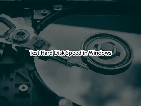 hard drive speed test windows me|test hard drive speed online.